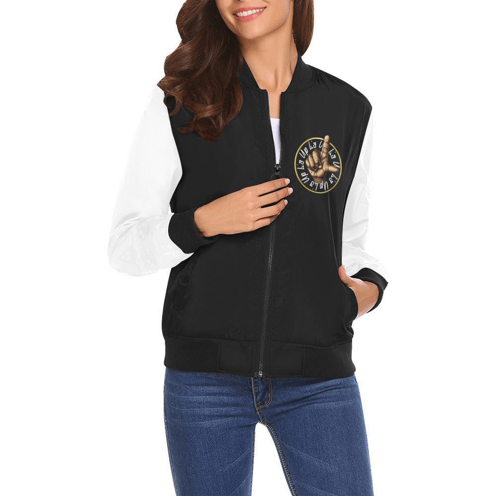 L's Up Bomber Jacket for Women