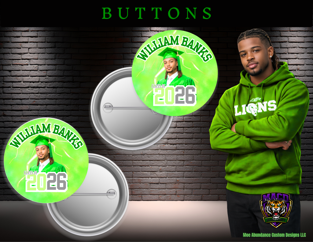 💚 2026 Green EDITABLE Grad Designs Bundle 💚 (green only) (20 pc)