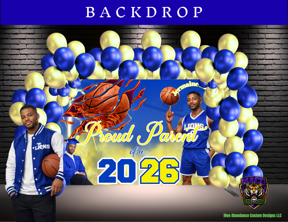 💙 2026 Blue Editable Grad Designs Bundle 💙 (blue only) (20 pc) (Copy)