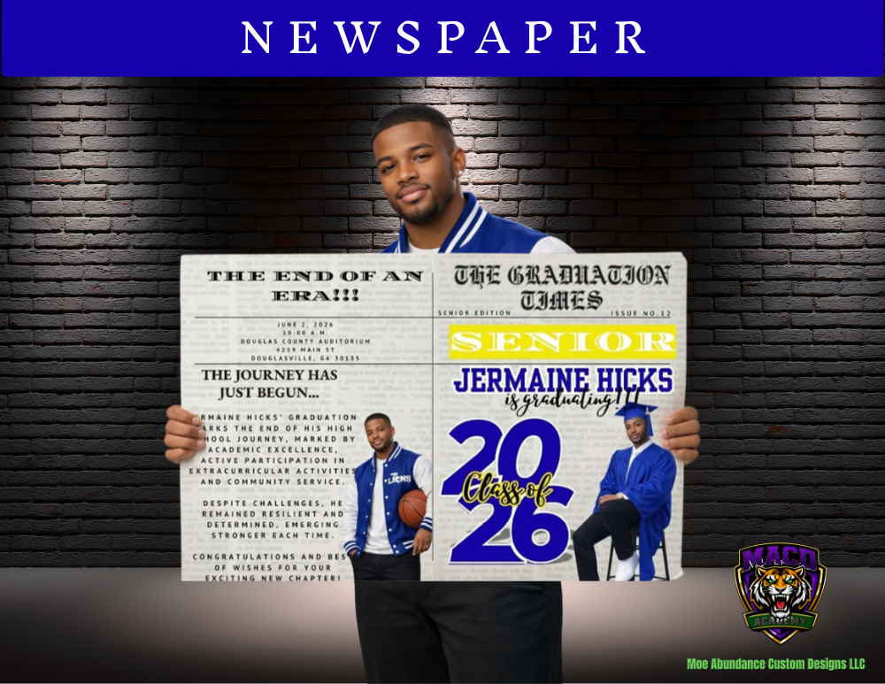 💙 2026 Blue Editable Grad Designs Bundle 💙 (blue only) (20 pc) (Copy)