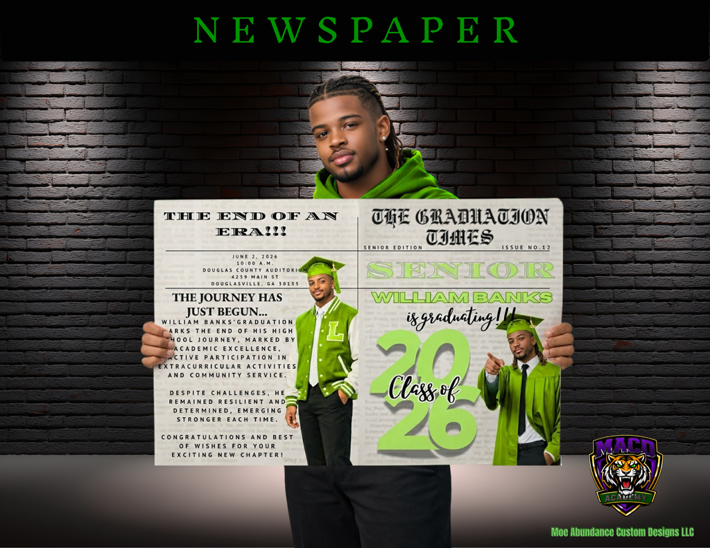 💚 2026 Green EDITABLE Grad Designs Bundle 💚 (green only) (20 pc)