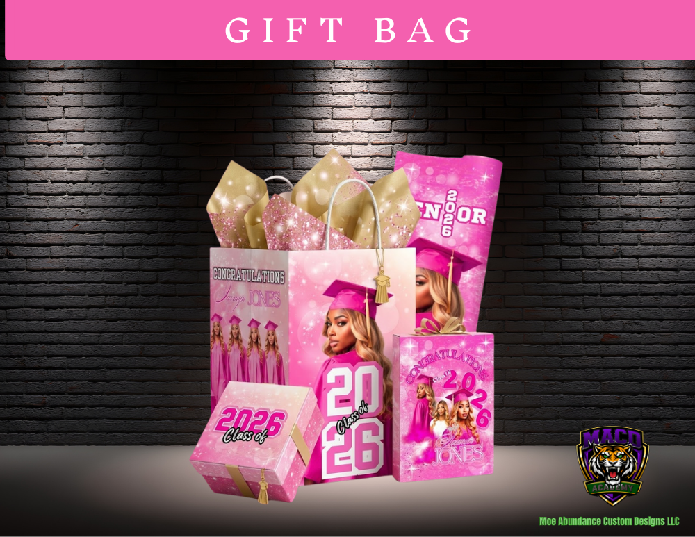 💗 2026 Pink Editable Grad Designs Bundle 💗 (pink only) (19 pc + Bonus)