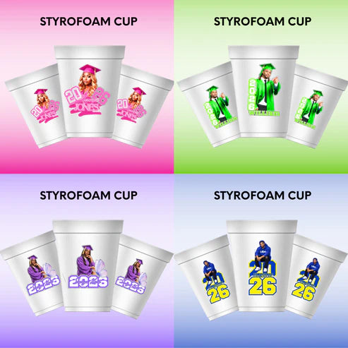 🎓 Graduation Editable Design Kit (80+ Pieces) (All 4 colors PURPLE, BLUE, GREEN, PINK)