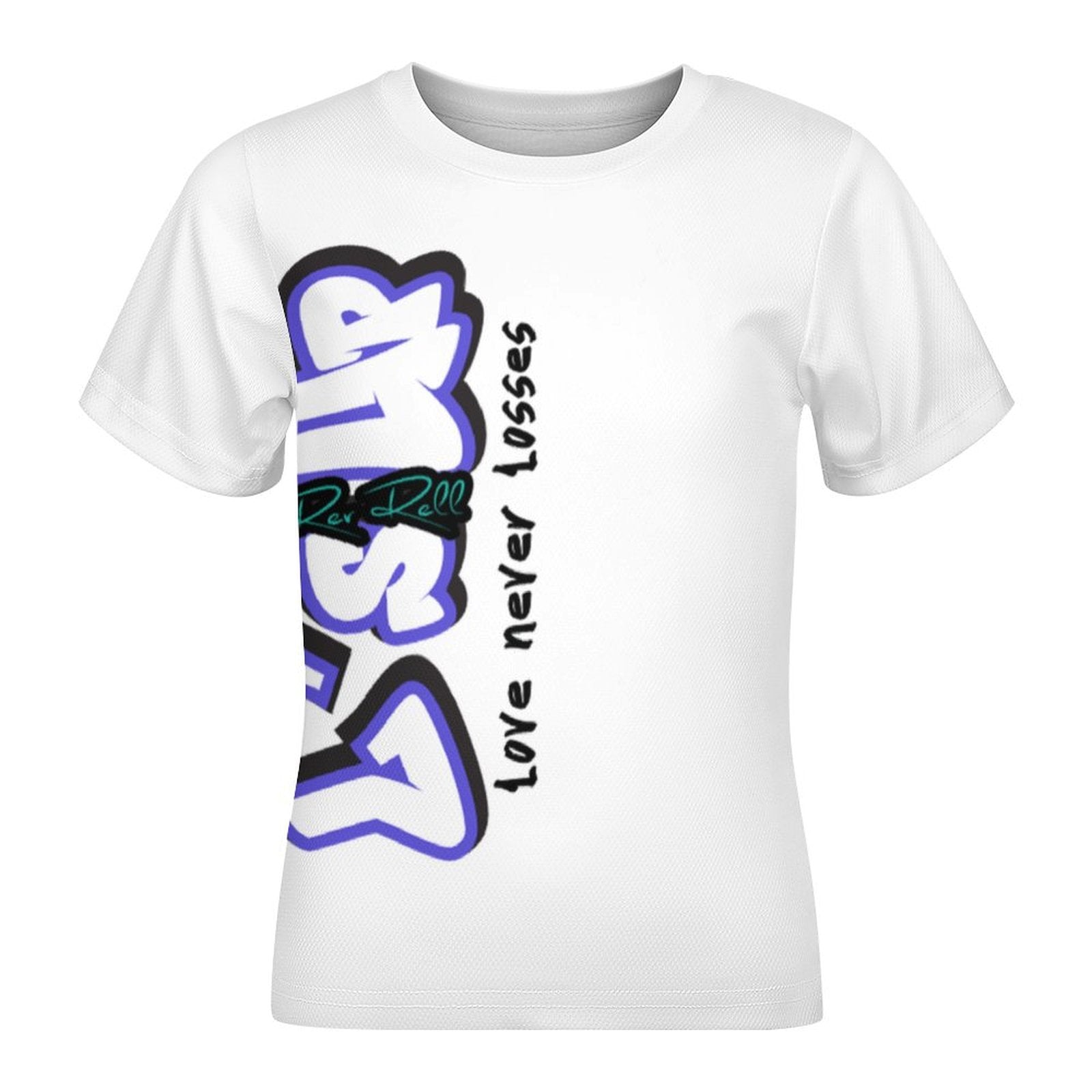 Kids “L’s Up” Vertical Text Graphic Tee