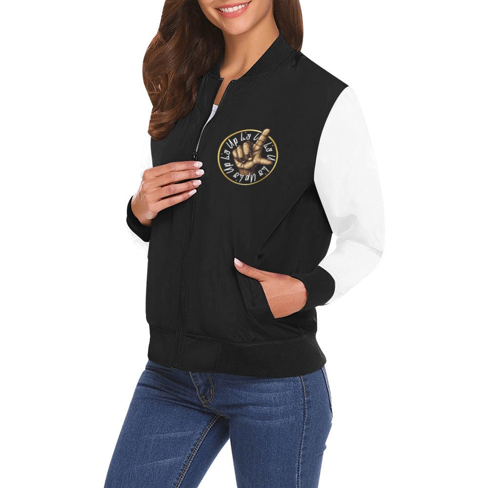 L's Up Bomber Jacket for Women