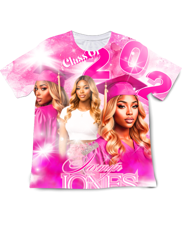 💗 2026 Pink Editable Grad Designs Bundle 💗 (pink only) (19 pc + Bonus)