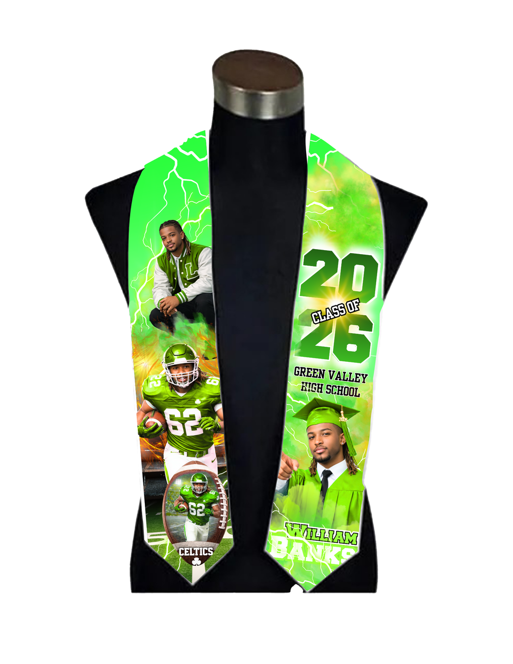💚 2026 Green EDITABLE Grad Designs Bundle 💚 (green only) (20 pc)