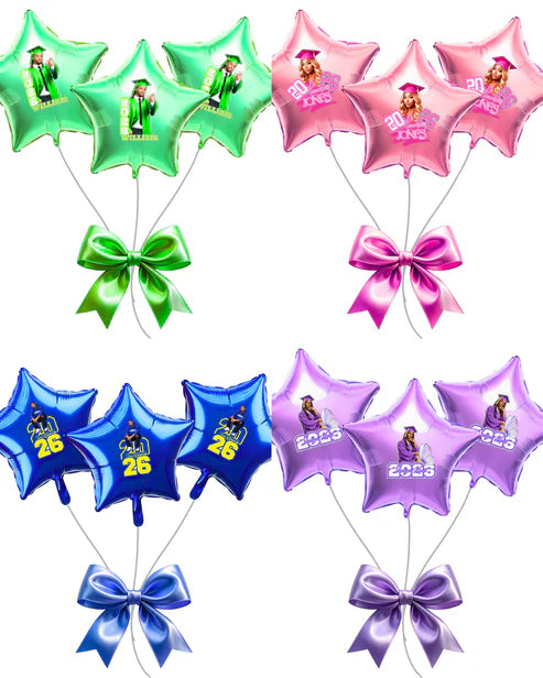 🎓 Graduation Editable Design Kit (80+ Pieces) (All 4 colors PURPLE, BLUE, GREEN, PINK)