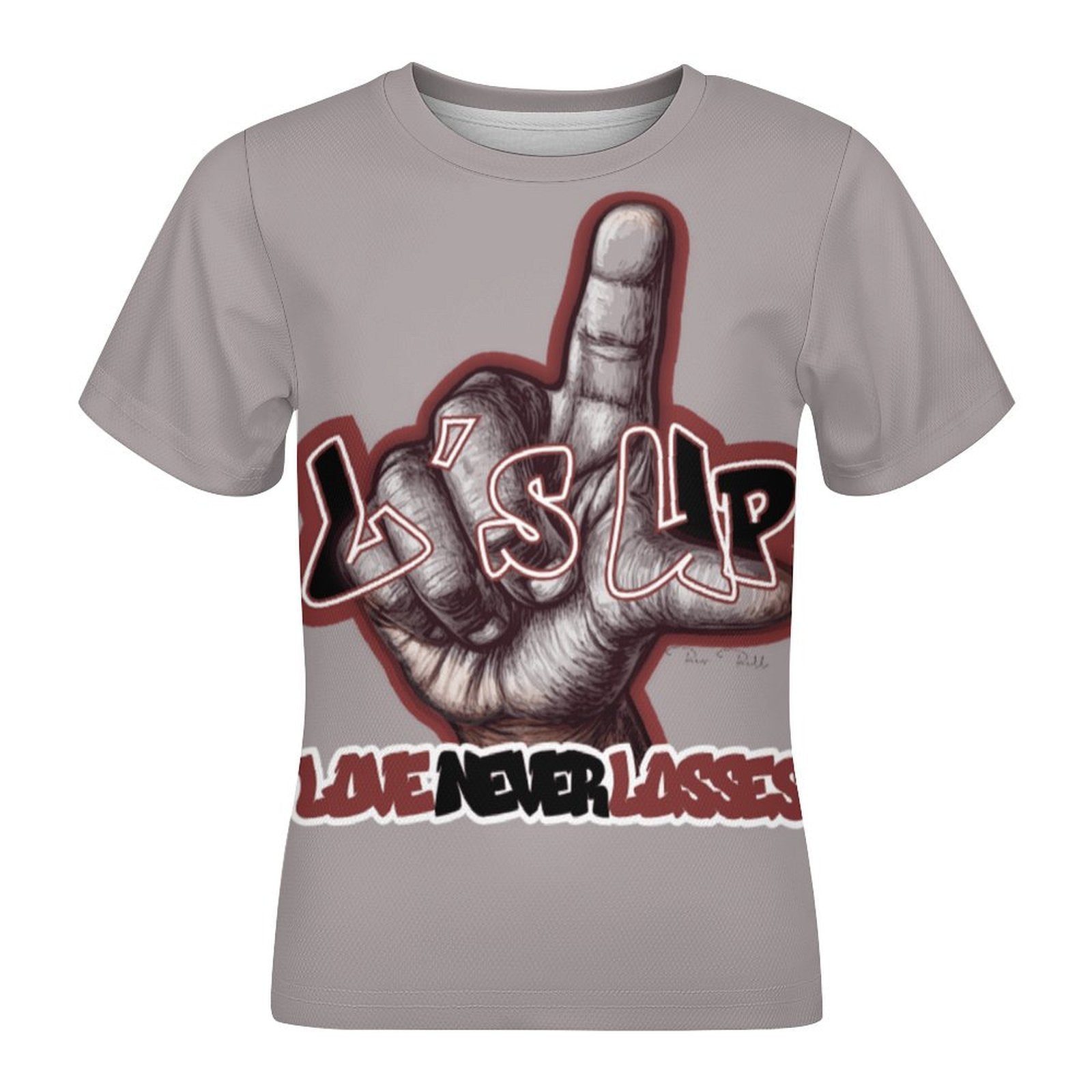Kids “L’s Up – Love Never Losses” Graphic Tee