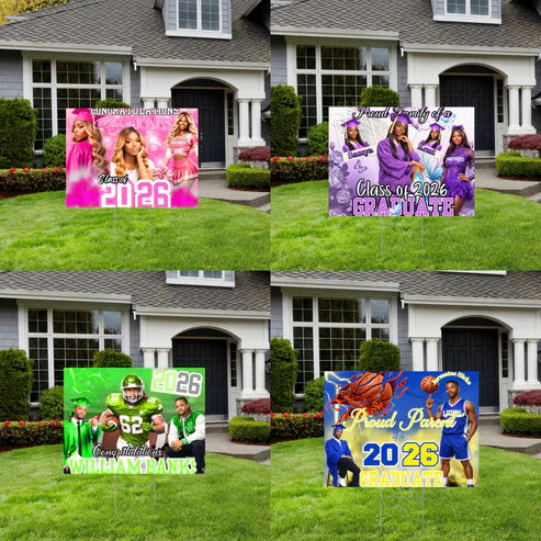 🎓 Graduation Editable Design Kit (80+ Pieces) (All 4 colors PURPLE, BLUE, GREEN, PINK)