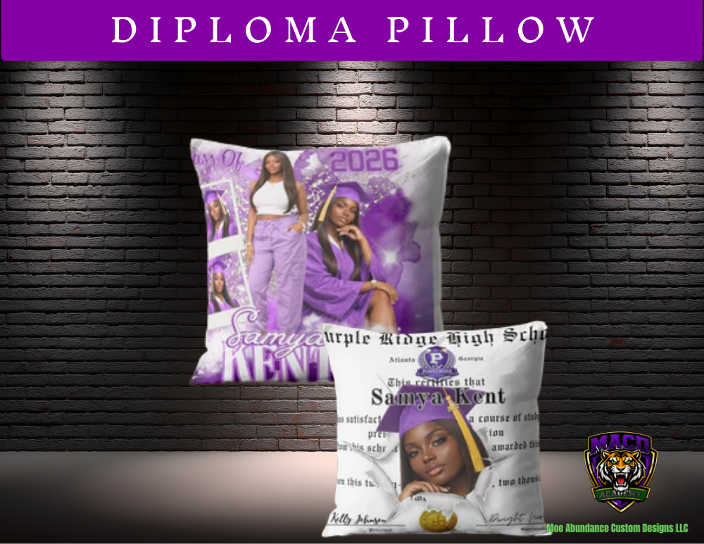 💜 2026 Purple Editable Grad Designs Bundle 💜 (purple only) (20 pc)