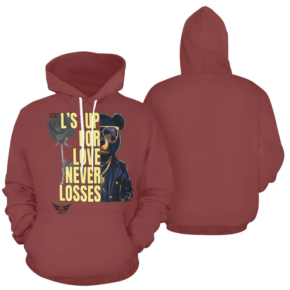 L's  Up Teddy Bear Hoodie