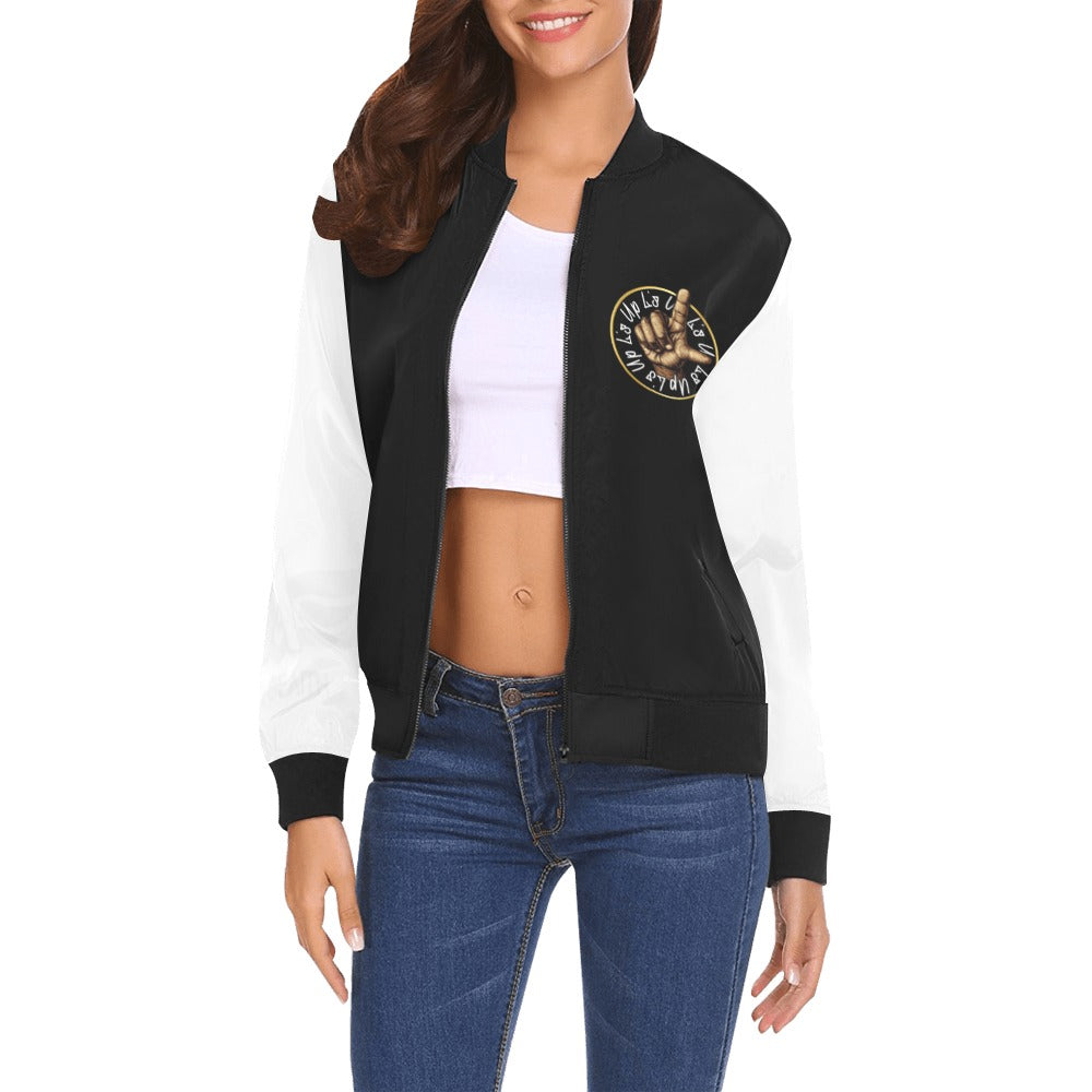 L's Up Bomber Jacket for Women