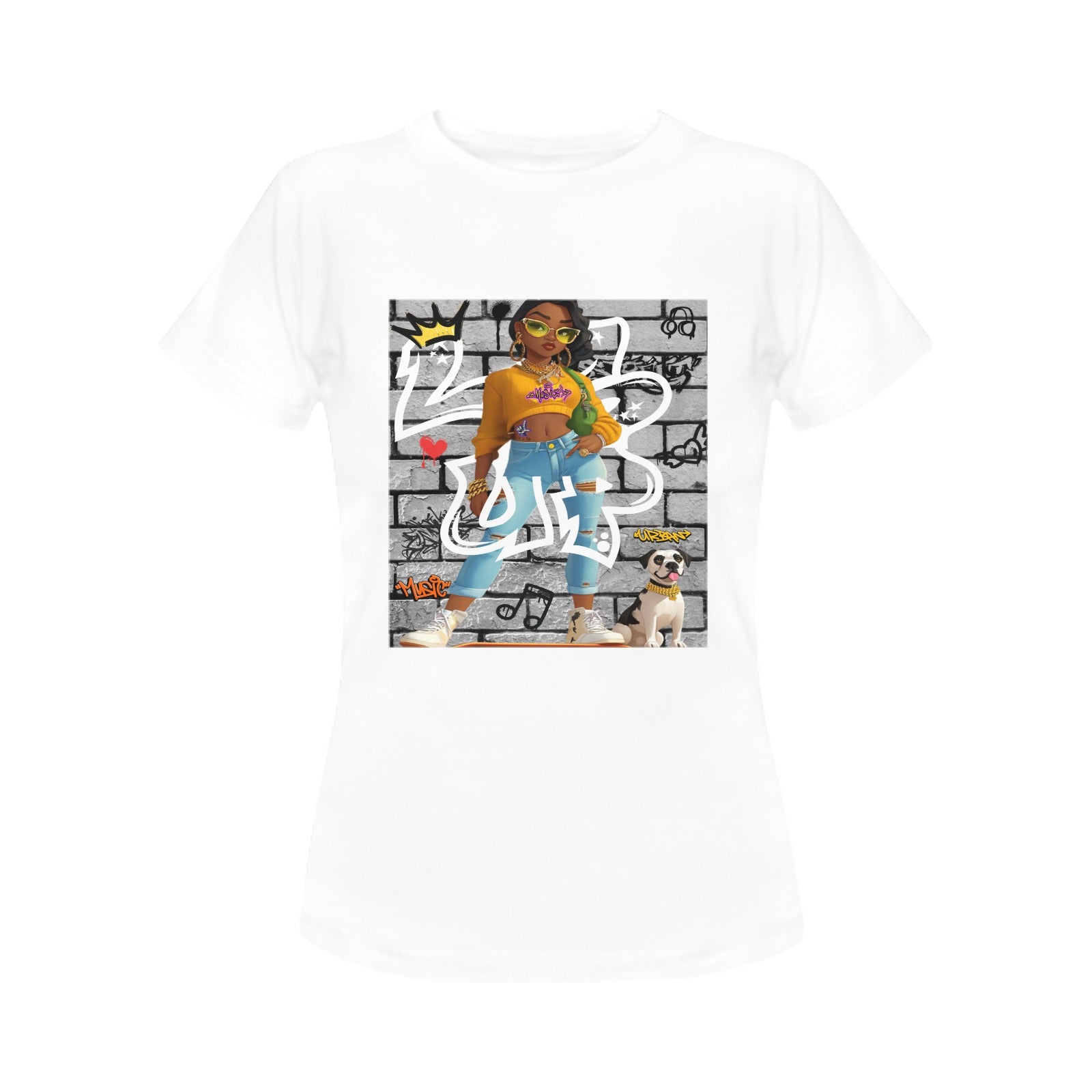 L’S Up Graffiti Tee – Love Never Losses